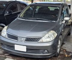 售Nissan,日產,Tiida,5門,1.8L,原鈑件,黑內裝,黑皮椅,超便宜代步車