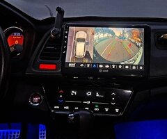 售超便宜跨界休旅車,Honda,本田,HR-V,1.8L,5門,原鈑件,i-key,免用鑰匙啟動,黑內裝,黑皮椅,超省稅金