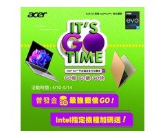 Acer 普發金最強翻倍GO！