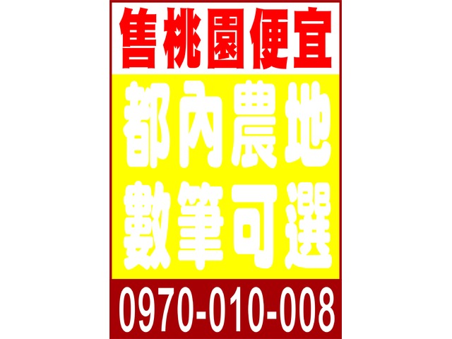 售桃園便宜 都內農地