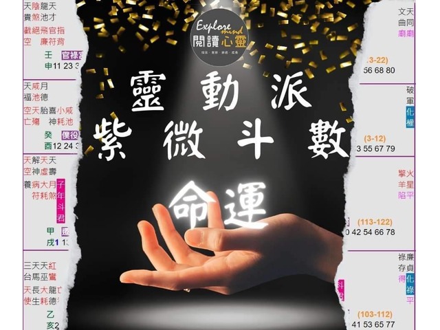 閱讀心靈|靈動派紫微斗數 紫微斗數入門 台北紫微斗數進階課