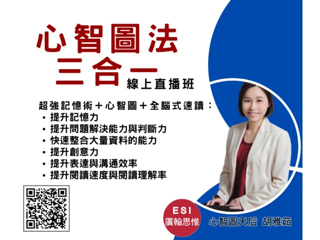 提升學習效率、記憶力、創意力、溝通力和閱讀力
