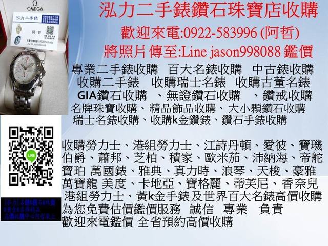 瑞士名錶收購 精品手錶收購 名表收購 老舊名表收購 二手勞力士收購, 二手勞力士專賣店