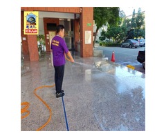人行步道水抿石地面防滑處理