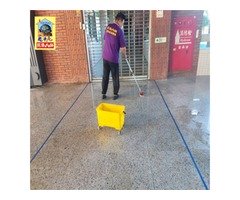 人行步道水抿石地面防滑處理