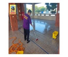 人行步道水抿石地面防滑處理