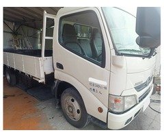 售超便宜貨車,Hino,一番長,Toyota,豐田,3.49噸,14尺,6輪,白色,手排,商用車