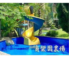 【桃園】角樂園農場水池新生，藍彩映春光！