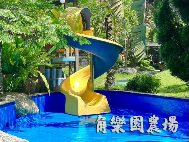 【桃園】角樂園農場水池新生，藍彩映春光！