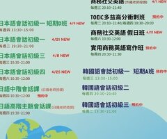 CEO總裁外語-四月新班報報~