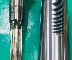 新普機械 ATC六栓槽軸 主軸 精密導螺桿 角牙 齒輪 加工製作